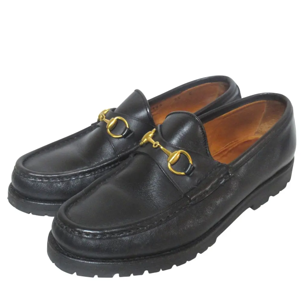 Pre-owned GUCCI Other Small Leather Goods Horsebit Leather Loafers