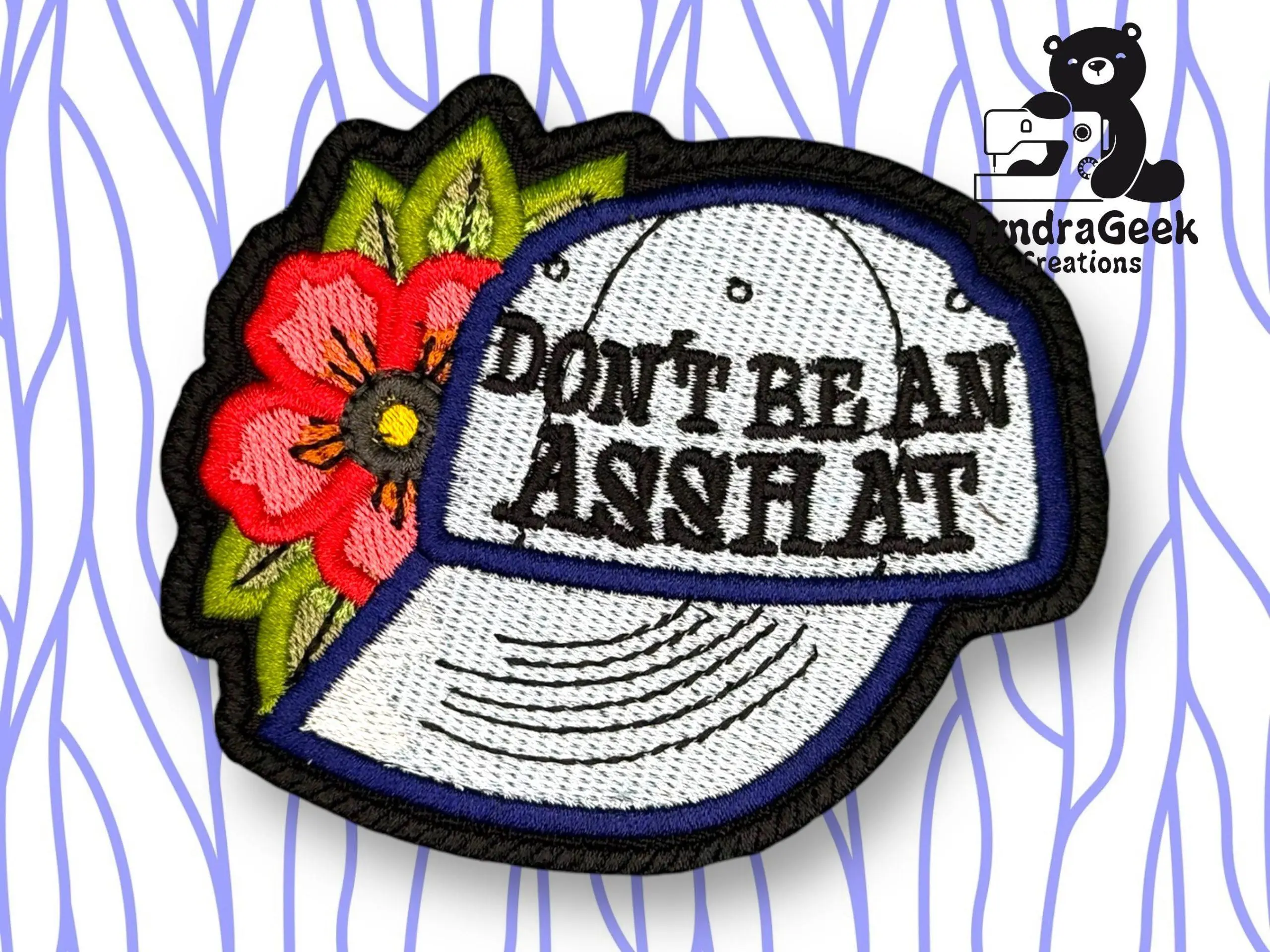 Don't Be an Asshat Embroidered Sew-On Patch