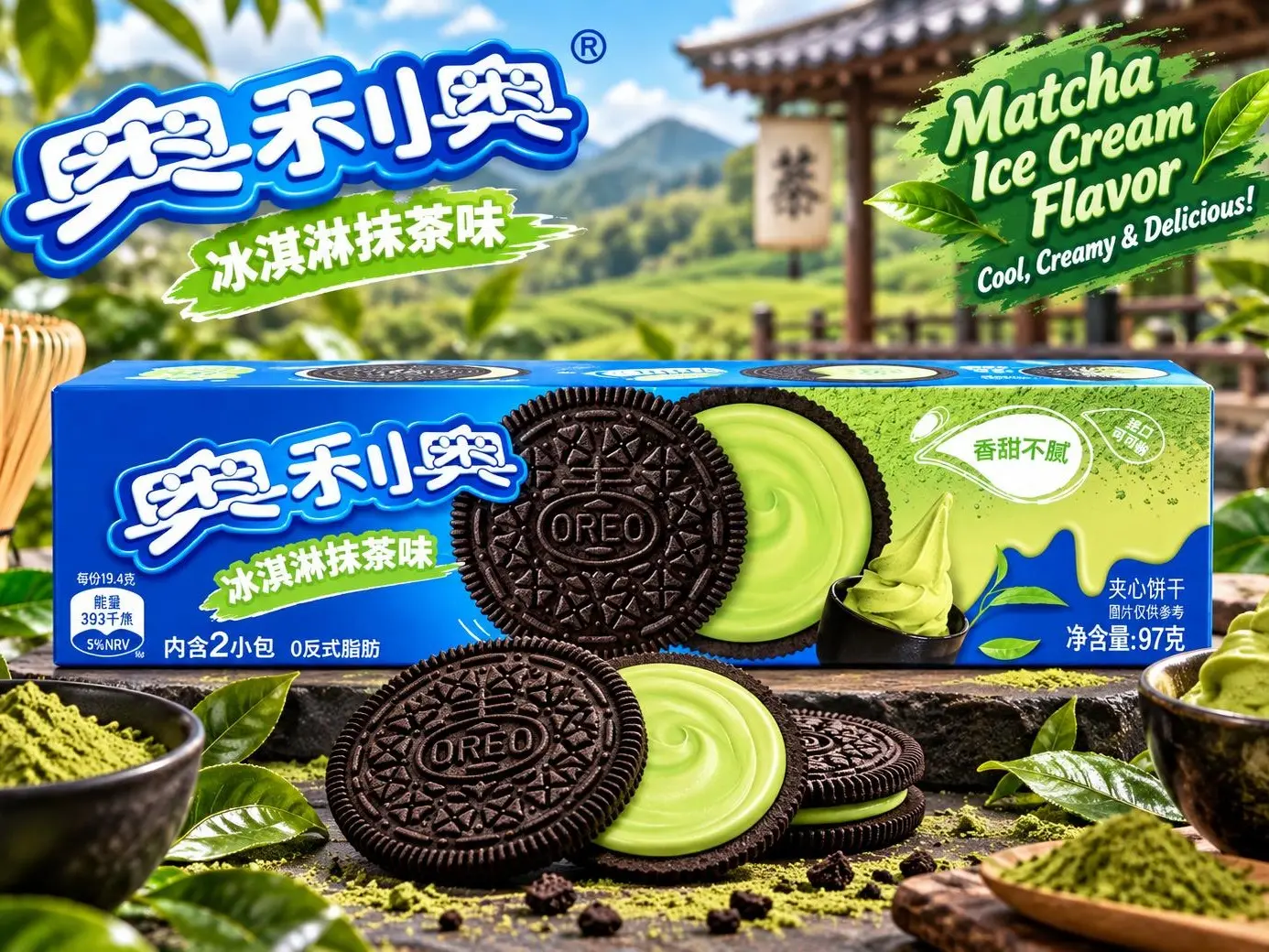 Oreos - Matcha (regular box)