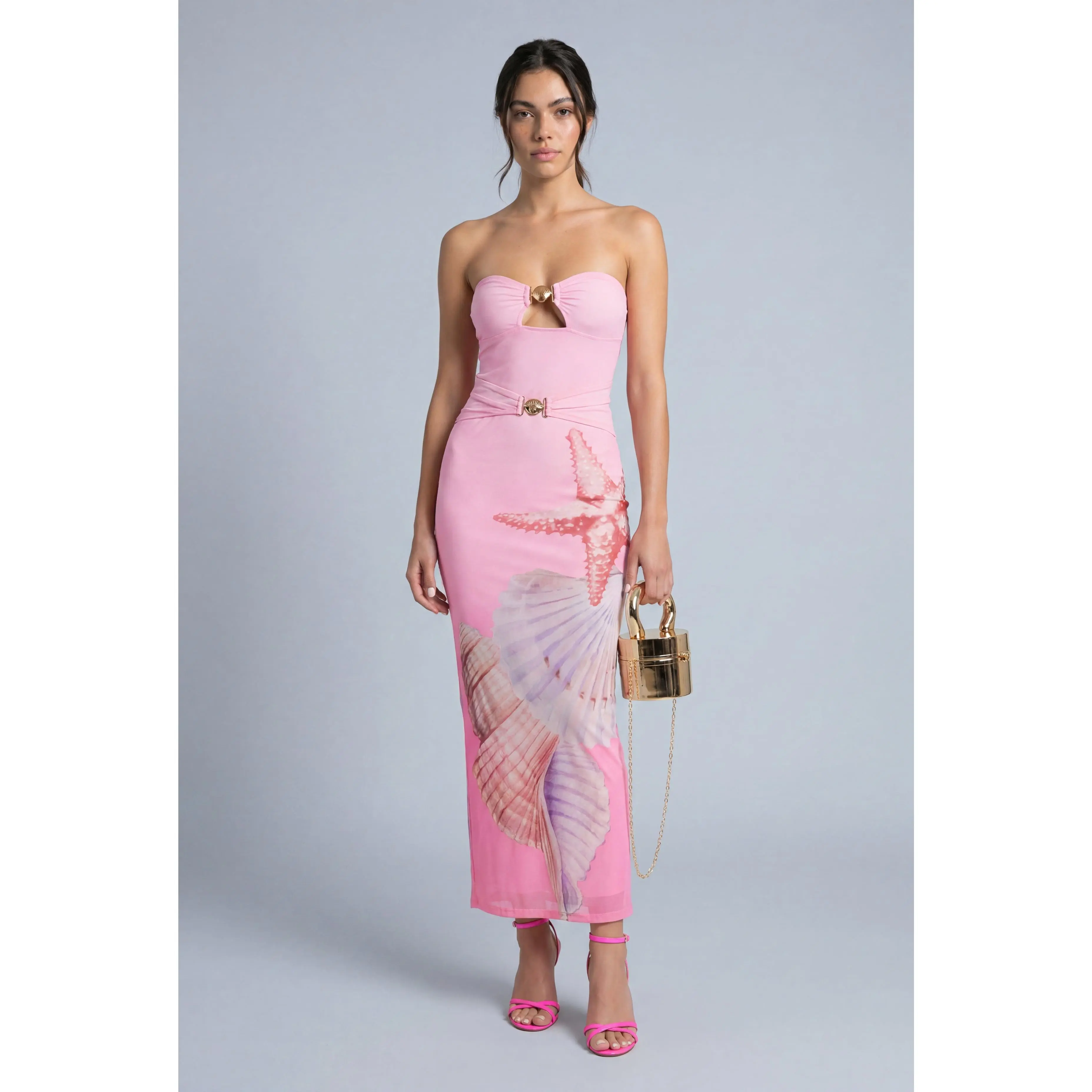 Starfish Cutout Maxi Dress