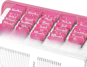 Hot Pink Bible Tabs for Old and New Testament, 80 Large Print Tabs for Bible Study, Water-Resistant and Durable Bible Index Tabs for Women and Men - 1.7" Wide