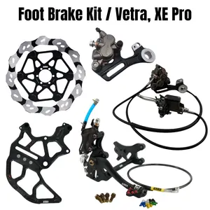 EBG Foot Brake / Handbrake Kit DUAL Caliper for Vetra / Arctic Leopard XE (Ultra Bee Brakes)