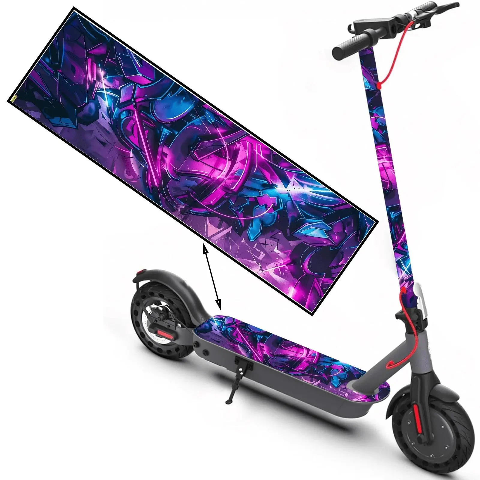 Fashion skateboard stickers, skateboard stickers, skateboard pad stickers, cool skateboard accessories, PVC stickers are easy