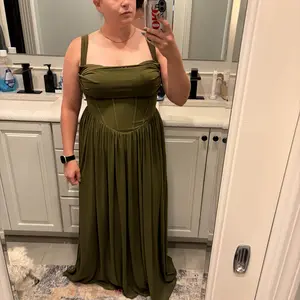 Customer wearing the Celeste Corset Maxi