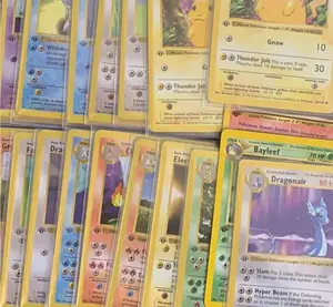 Poke 1st Edition Trading Card Collection – Assorted Vintage-Style Cards ONLY WOTC