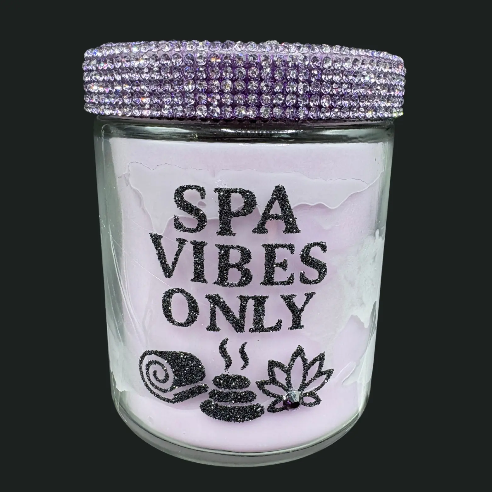 Spa Vibes Only Candle - Lavender Serenity & Self-Care Bliss
