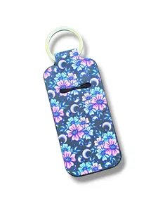 Ghost Flowers Chapstick/Lighter Holder