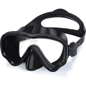 Swim Goggles for Adult Men Women with Nose Cover, Tempered Glass 180?Clear View Swimming Mask Pool Water Diving Goggle
