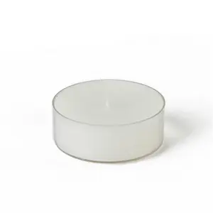 212 MAIN Oversized Tealight Candles, Traditional Hand-Poured Citronella Wax, Mosquito Repellent with 8-Hour Burn Time, 144-Piece Set