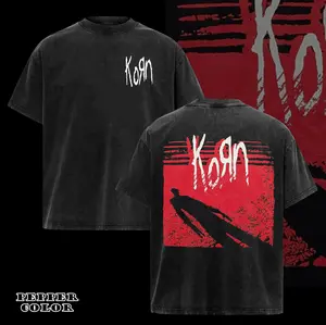 Vintage Korn Shadow Man Gift For Music Fan Unisex Tee, metal band shirt, rock tour t-shirt, alternative band merch, trending t-shirt, 90s graphic tee, vintage graphic tee, grunge aesthetic shirt, classic rock merch