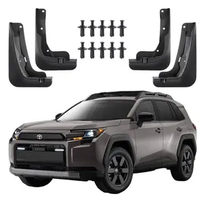 4-Piece Rav4 Mud Flaps Set, No Drilling Soft Rubber Mud Guards, 2026 Model Specific, Dirt Protection for Toyota Rav4