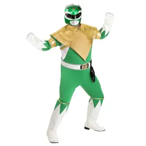 Plus Size Authentic Power Rangers Green Ranger Costume