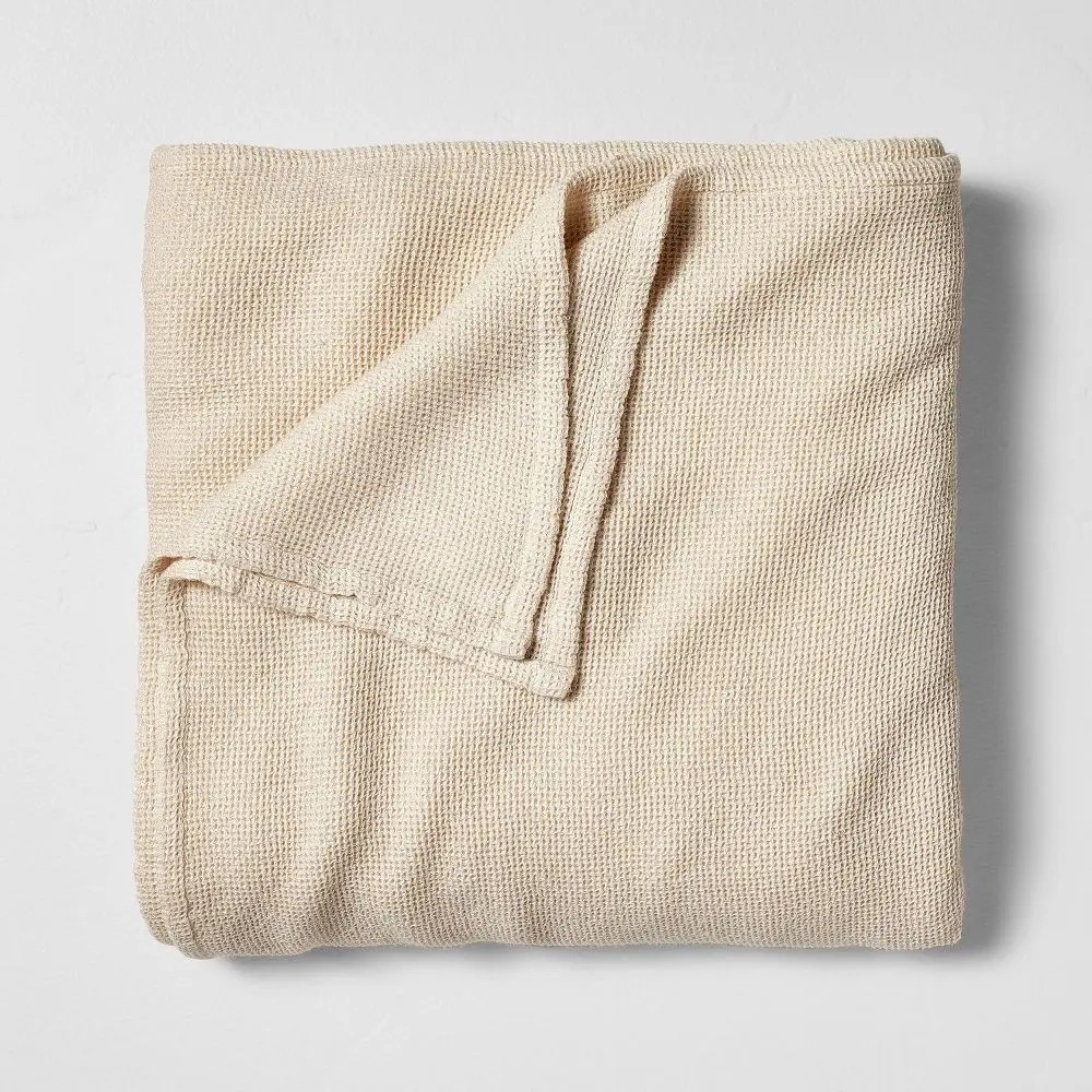 Micro Waffle Bed Blanket - Casaluna