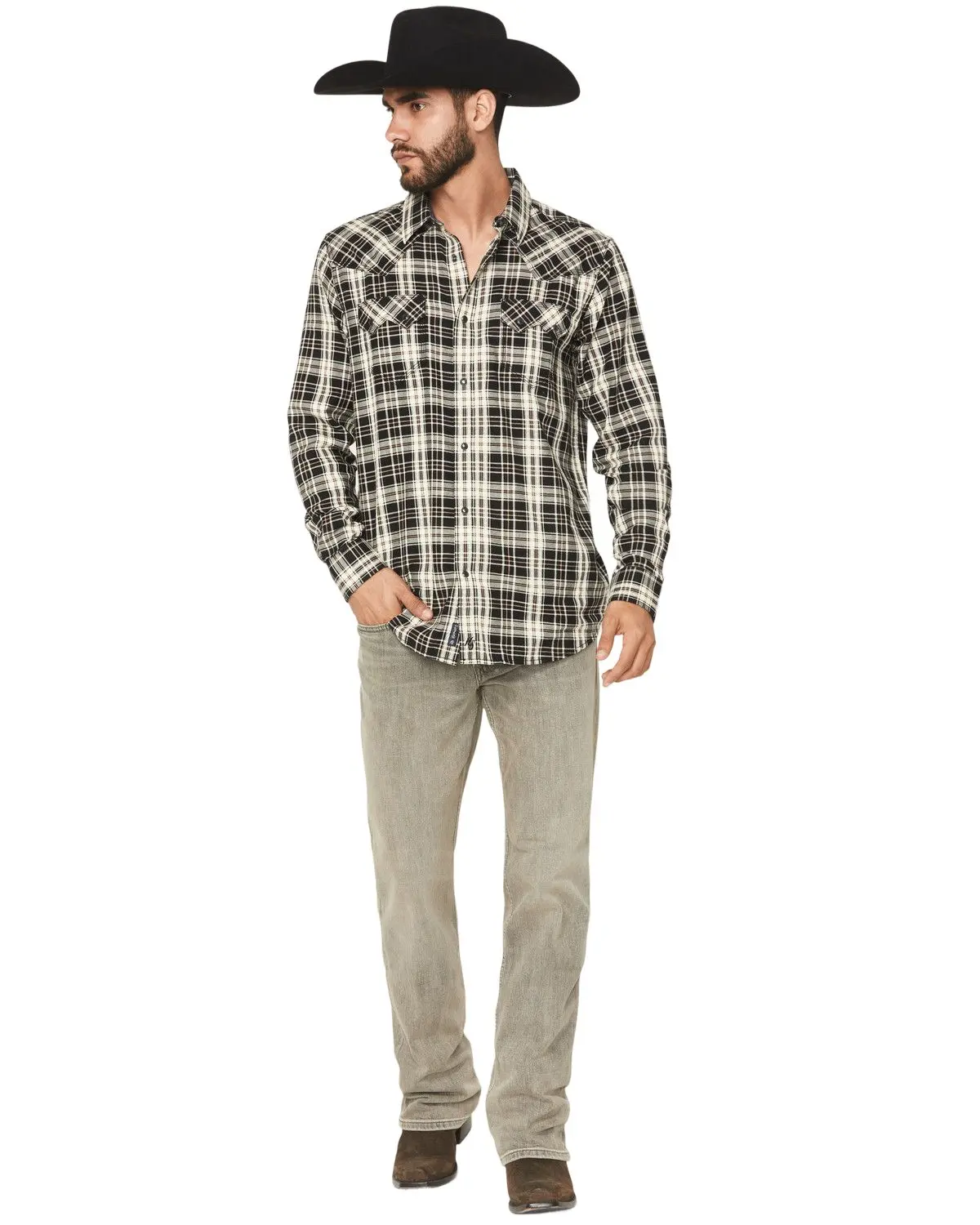 Moonshine Spirit Men's Spirit&Reg; Men'S Dustbowl Wash Hutch Slim Bootcut - Msfa25j02-Gry