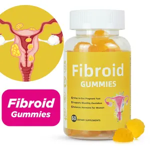Fibroid Gummies for Women – Natural Womb Detox & Uterine Wellness, Orange Flavor, 60 Count – Vegan TTC Support Fibroid Gummies