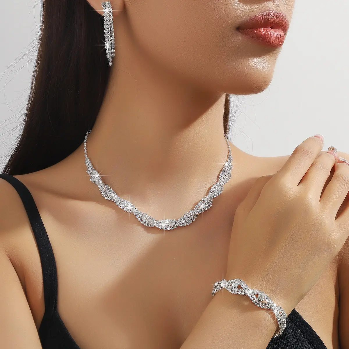 5266 silver three piece set