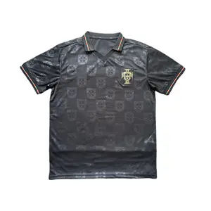 2026 Portugal Black Special Edition Short Sleeve Soccer Jersey Fan Version Top World Cup Football Jersey Customized With Players Numbers