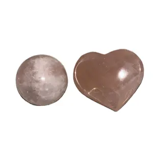 Rose Quartz bundle! Rose Quartz Sphere with Rose Quartz carved Heart Holder