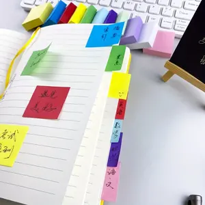11pcs, 1.5x1.5 Inch Color Sticky Notes, 1 Book/100, A Total Of 1100, Suitable For Home, School, Office