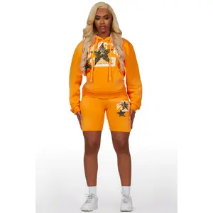 Ivelisse Orange Short Set