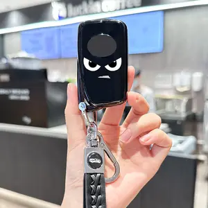 for Lexus Key Fob Cover Premium Soft TPU Full Protection Key Shell Key Case Compatible with Lexus ES is GS NX LS RX RC 300h 350 200t 250 300 F 450h 460 600h Smart Keyless Fob Remote Key-Black