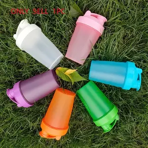 Shake Cup Outdoor Sports Fitness Water Bottle Protein Powder Milkshake Cup Stirring Cup Large Capacity Plastic Cup Water Storage Bottle Portable Sports Bottle