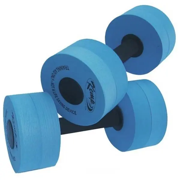 212 MAIN Dumbbell Set, 2-Piece Aqua Barbells in Closed-Cell Foam for Upper Body Aquatic Training, Chlorine & Water-Resistant