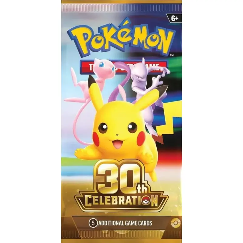Pokemon 30th Celebration 5 Booster Packs