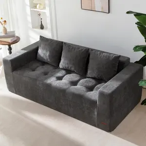 deals for you MAXYOYO Tufed Chenille Loveseat Sofa, 75" Oversized Boneless Cloud Couch Deep Seat Sleeper Loveseat, No Assembly