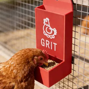 New Wall-Mounted Chicken Feeder, Farm Poultry Feed Dispenser, Pet Feeding Supplies, Convenient and Durable Design, Easy Installation