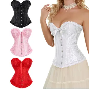 Ladies' Lace-Up Corset Shaping Top, Court-Style Shapewear