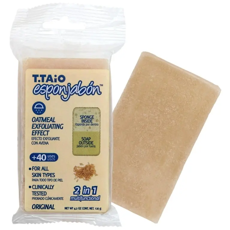 Oatmeal soap sponge