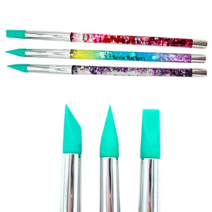Reusable Silicone Snow Globe Glitter Brushes