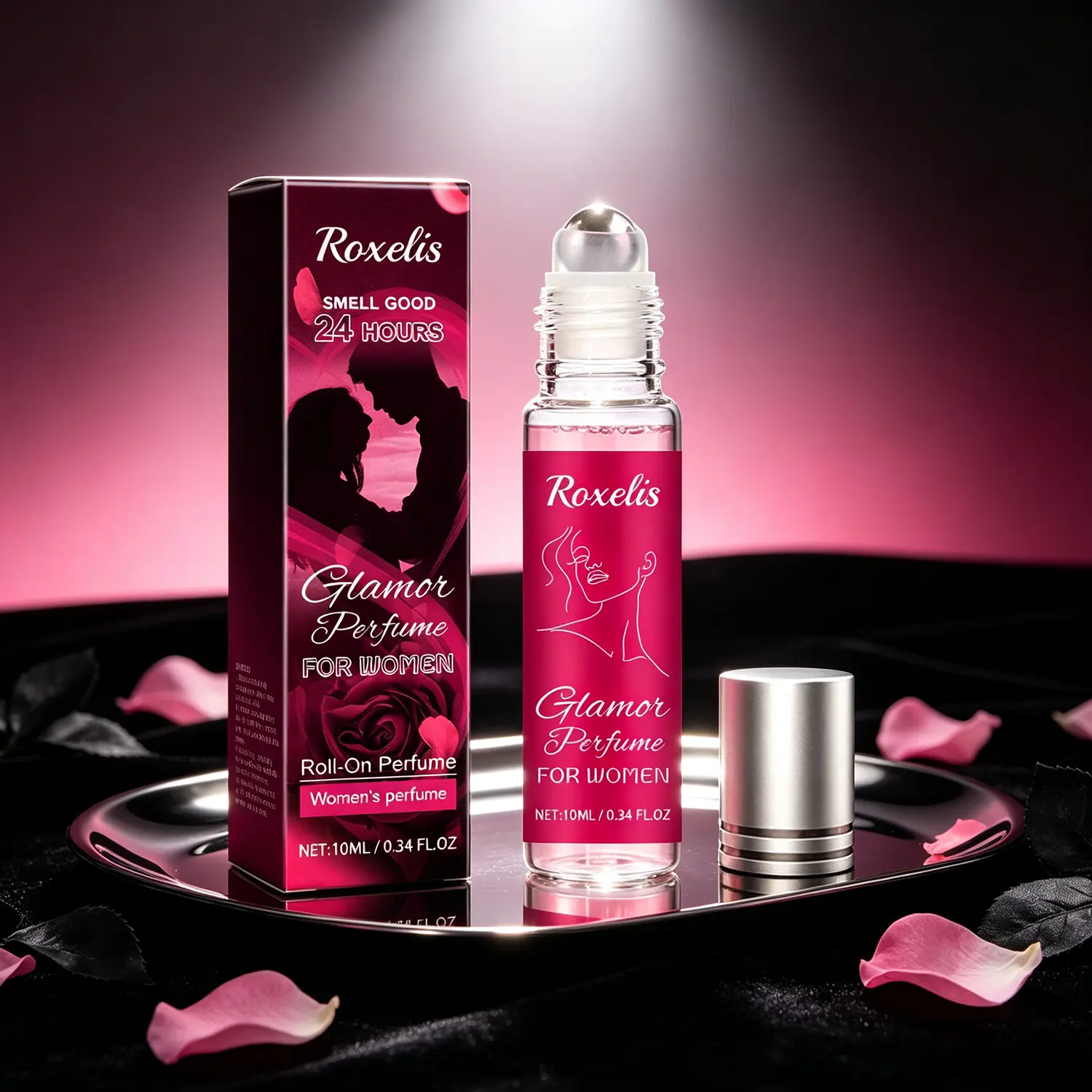 Women's Pheromone Perfume, Infused with Exclusive Pheromone Attraction Formula, Extra Long Lasting All-Day Wear, Tempting Fruity Floral Woody Musk Scent, Specially Designed for Her, Make Him Irresistibly Addicted to You, Share a Wild 10ml0.34oz