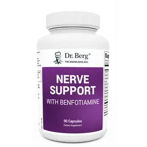Nerve Support with Benfotiamine - 90 Capsules Edible Supplement Healthcare Fitness Dietary Optimum Vitamin