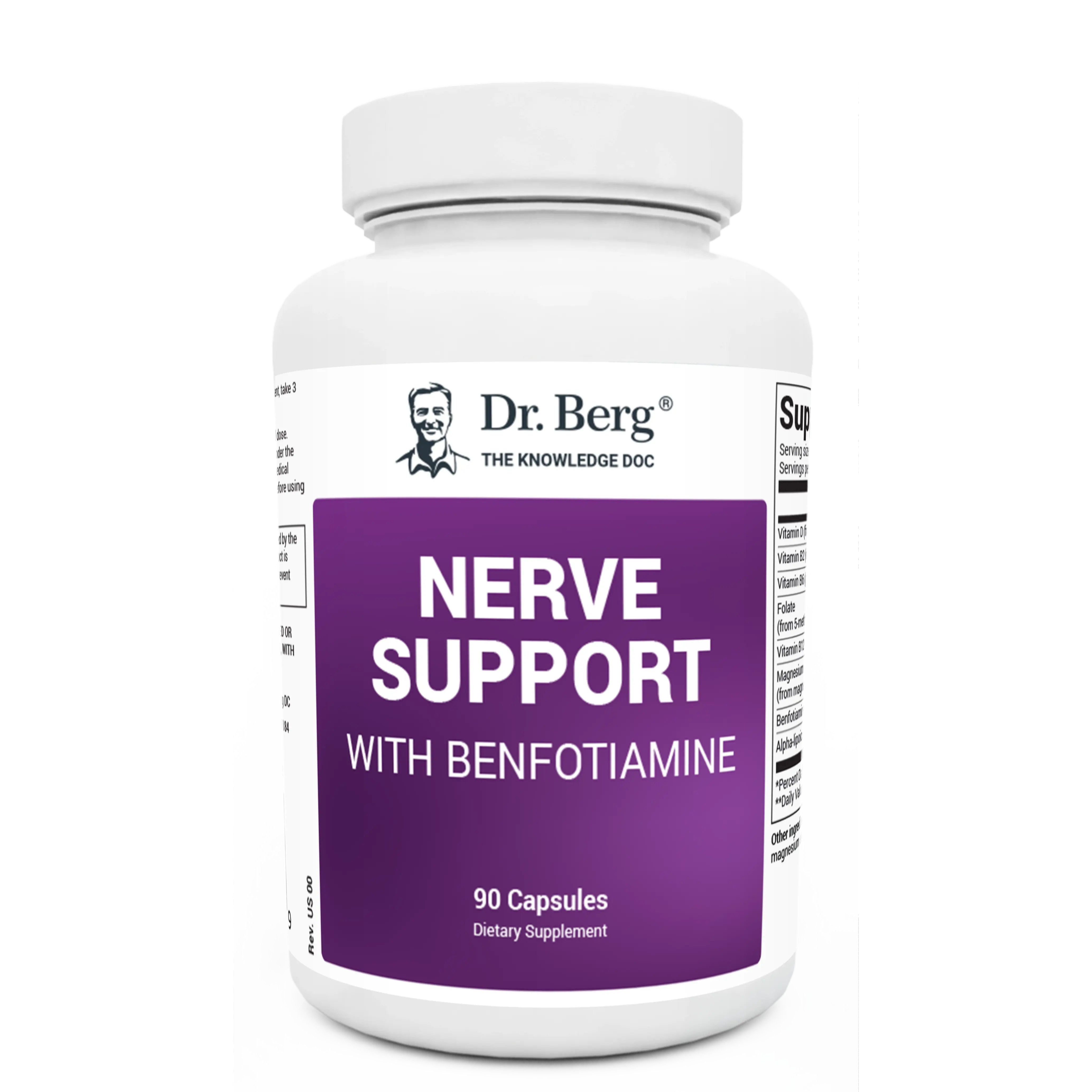 Nerve Support with Benfotiamine - 90 Capsules Edible Supplement Healthcare Fitness Dietary Optimum Vitamin Nerve Support with Benfotiamine - 90 Capsules Edible Supplement Healthcare Fitness Dietary Optimum Vitamin