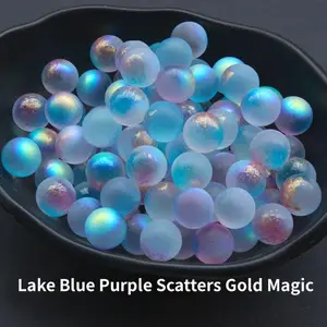 Glass vintage Marbles With Starry Speckles, Fun Marble Games Accessories, Decoration For Aquarium, Yard, Bonsai, Pathway