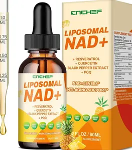 Liposomal NAD Supplement - 1500mg NAD+ Liquid Drop for Women & Men Nicotinamide Riboside Chloride & Resveratrol Complex - Cellular Renewal, Anti-Aging Support - 30 Servings (2 fl oz)