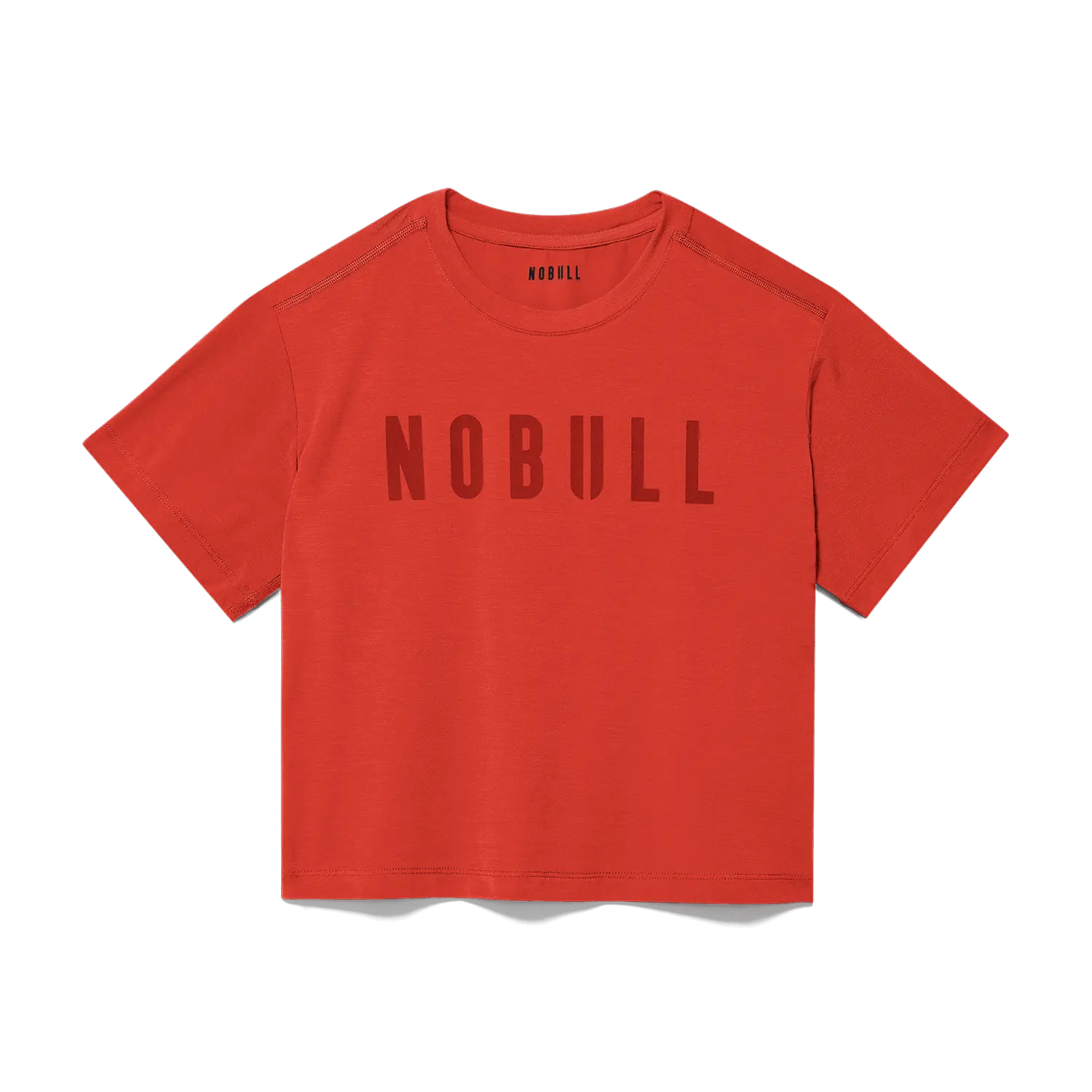 NOBULL Women's  Boxy Tee in Crimson