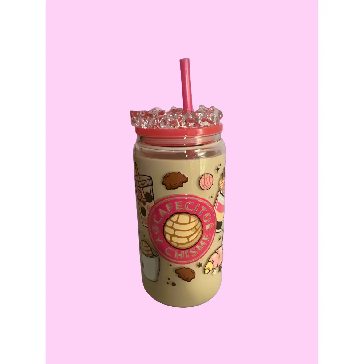 Snow globe 16 oz Coffee & Milk cup