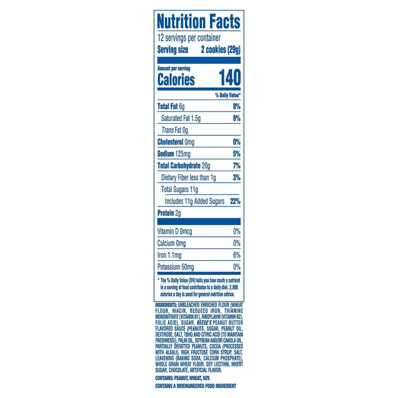 OREO REESE'S Peanut Buttery Creme Chocolate Sandwich Cookies, 12.35 oz