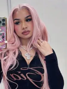 Women's 13x4 Wig, Long Straight Ash Synthetic Lace Front Wigs, Glueless HD Lace Design, 180% Density Heat Resistant Fiber