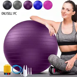 Exercise Yoga Ball, Explosion-Proof Pregnancy Ball, 45cm-85cm Ultra-Thick, Suitable for Home Gym and Birth, Swiss Ball for Pilates and Stability, Home Workout Equipment