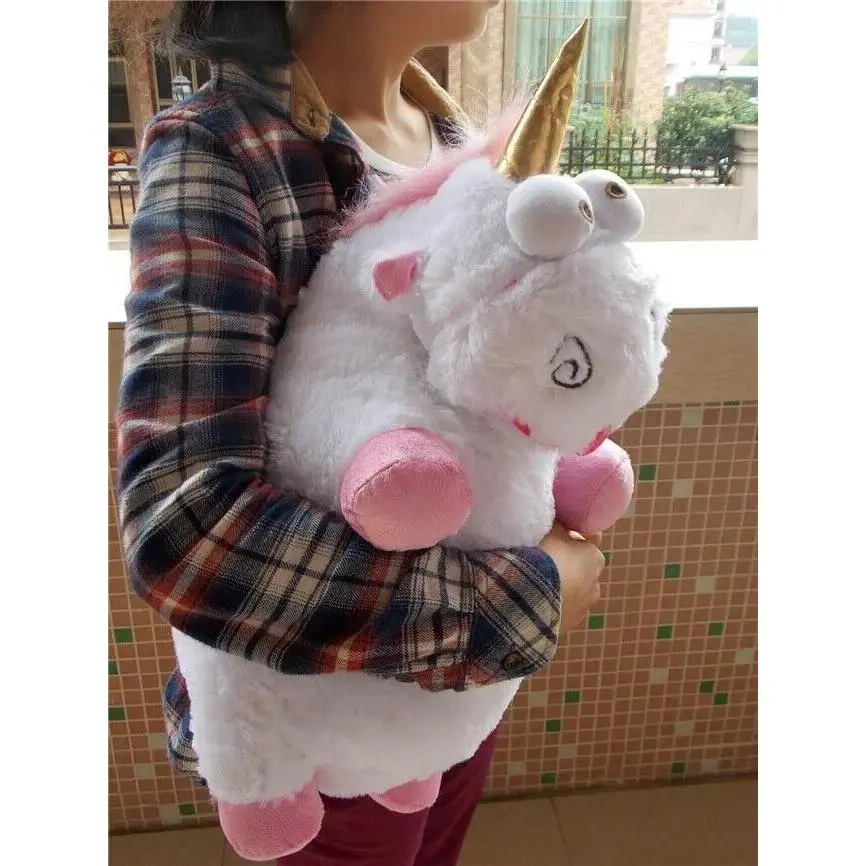 Cartoon Unicorn Horse Soft Cotton Stuffed Plush Backpack Fluffy Cartoon Movie Character Bedroom Fan Collectible Decor Ornament