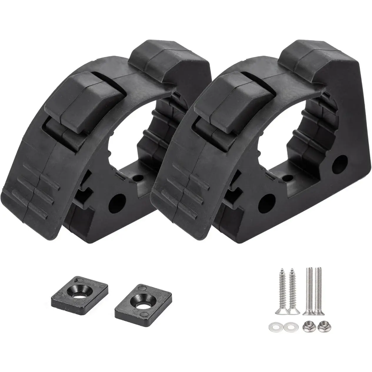 Shovel Mount Rubber Clamp 1-1/3"~1-3/5" Mount Kit Car Accessories For Offroad 4X4 parts