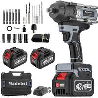 3-speeds Cordless Impact Gun with 2*4.0Mah