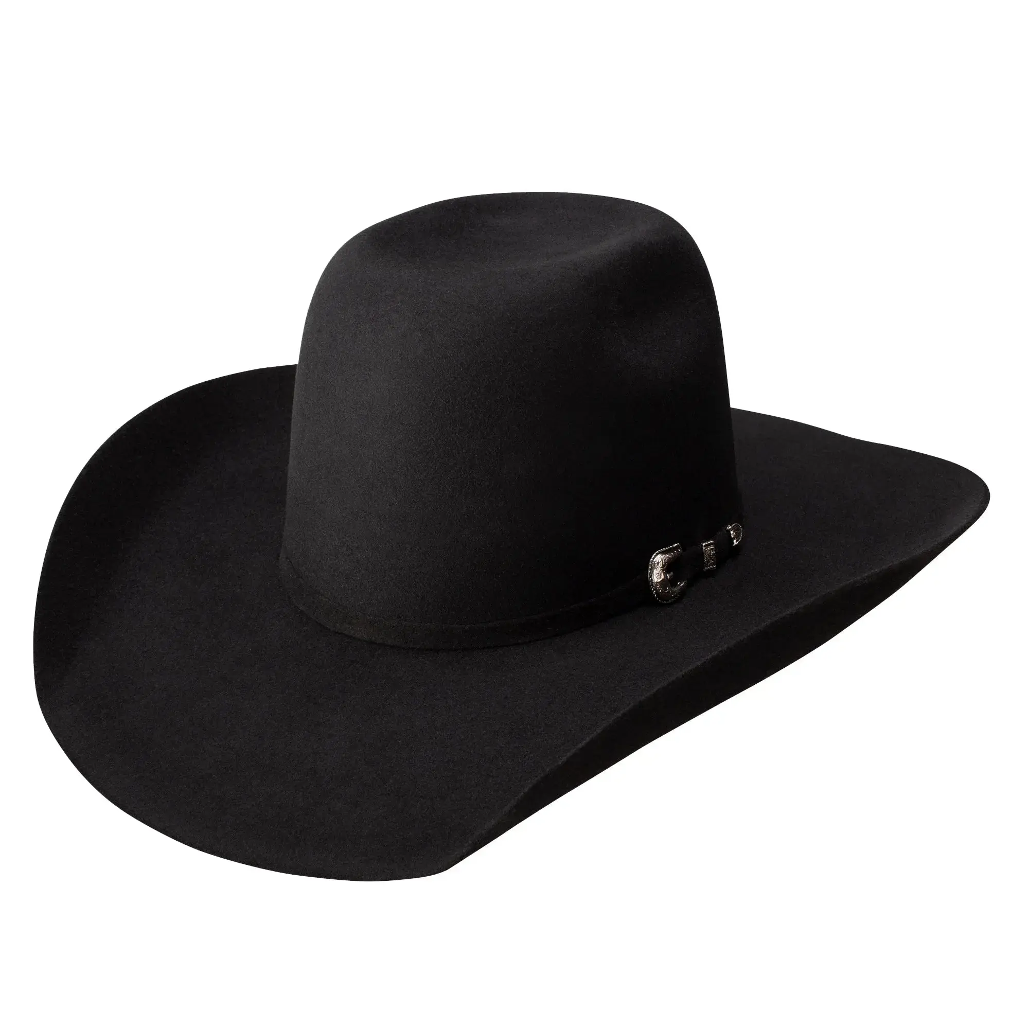 Resistol 3X Pay Window Cowboy Hat – Black Felt Western Hat