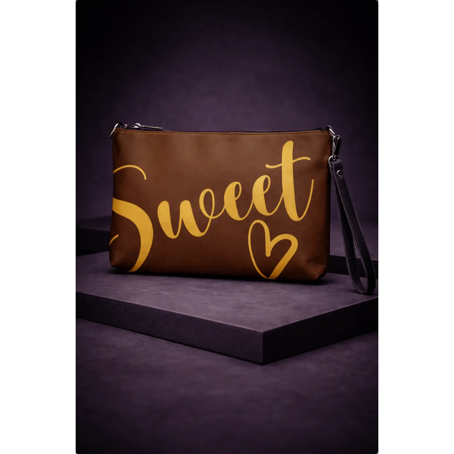 Sweetheart Vegan Leather Crossbody/Clutch bag