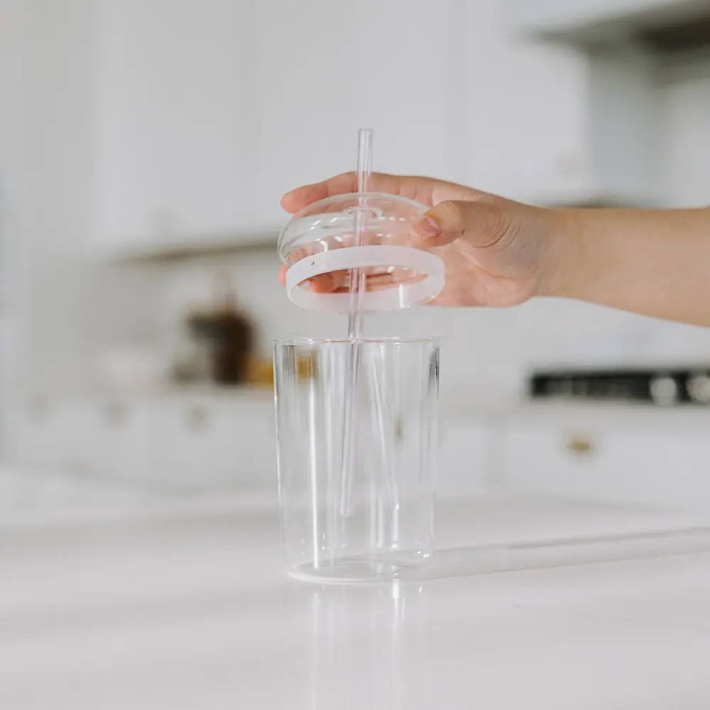 Janet Gwen Clear Glass Tumbler Janet Gwen Clear Glass Tumbler