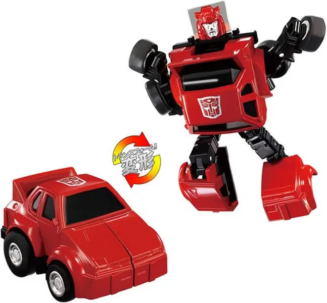 Hasbro-Takara Tomy Transformers Missing Link C-04 Cliffjumper New 40th Anniversary Action Figure, Animation-Accurate Deco, Convert Mode Collectible [COLLECTIBLES]